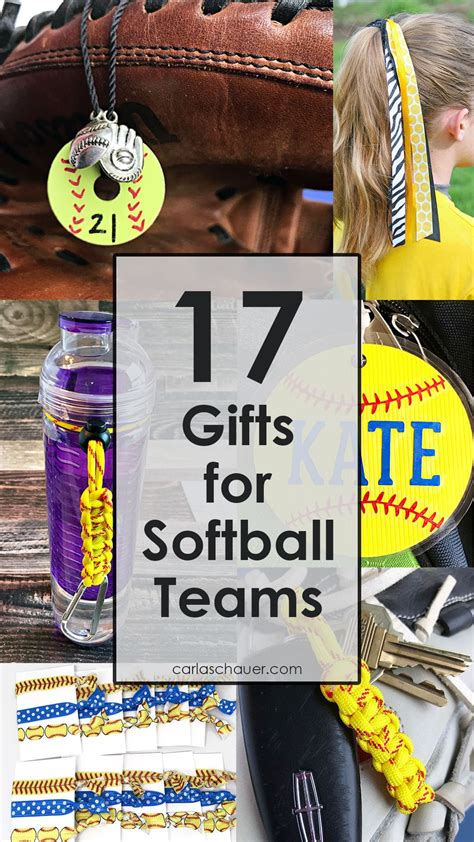 gifts for girl softball players.